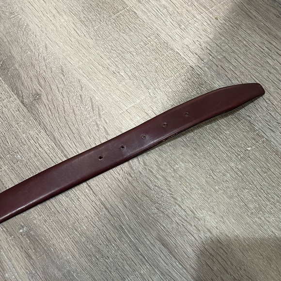 Men’s 36 Florsheim Genuine Italian Leather Made in Italy Brown Classic Belt - Picture 8 of 9